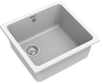 RIVELATO Мойка BERKANA 45 подст.монтаж 1-чаш 485*455 brina арт.BK-45 brina