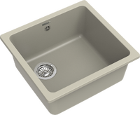 RIVELATO Мойка BERKANA 45 подст.монтаж 1-чаш 485*455 topazio арт.BK-45 topazio