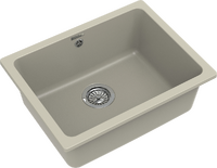 RIVELATO Мойка BERKANA 50 подст.монтаж 1-чаш 560*430 topazio арт.BK-50 topazio