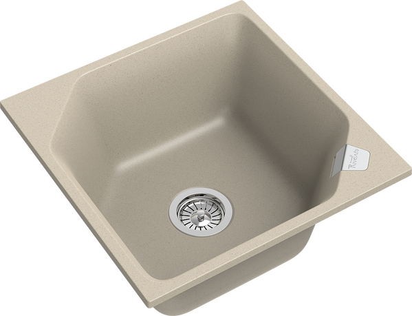 RIVELATO Мойка LOCUS 50  1-чаш 500*500 beige scuro арт.LS-50 beige scuro