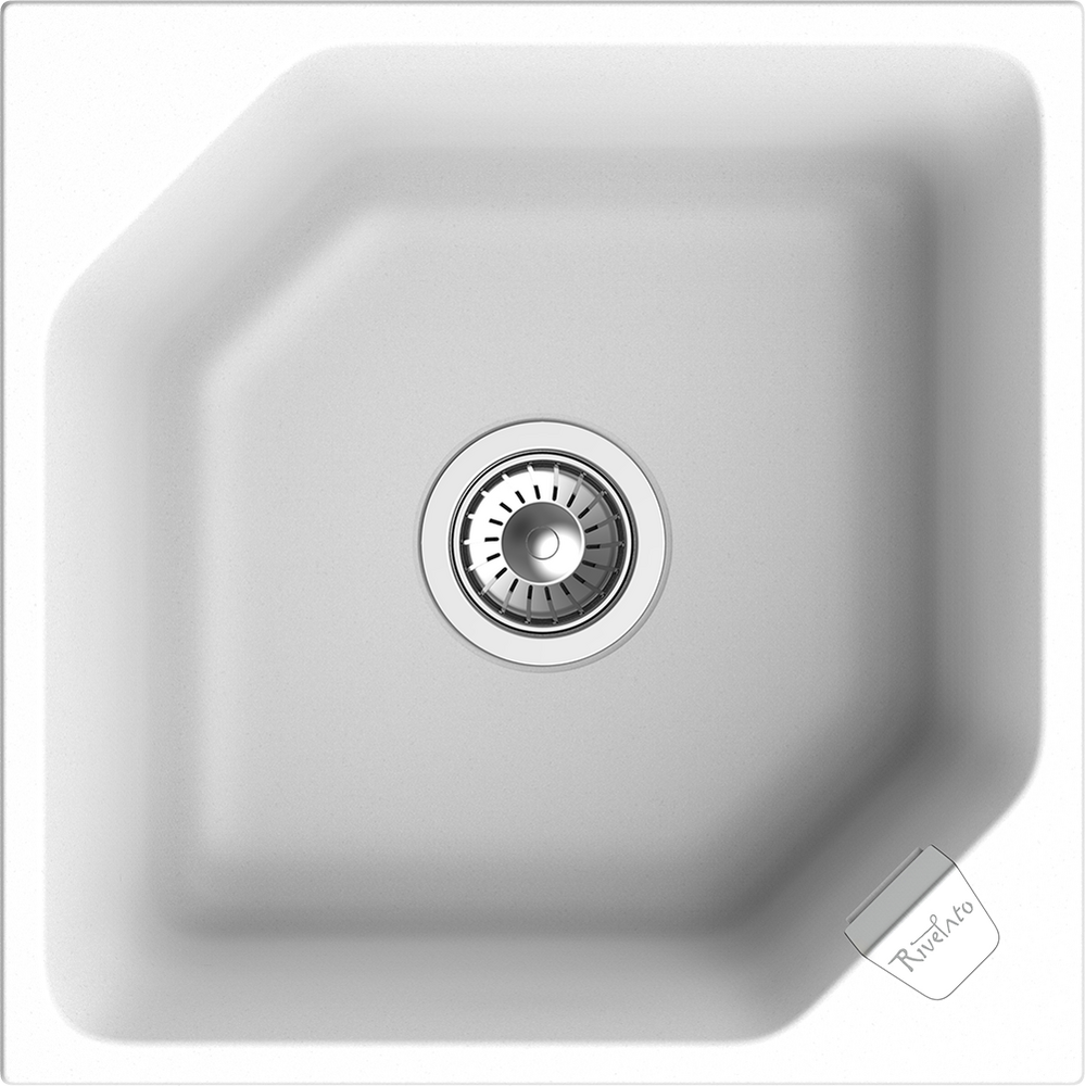 RIVELATO Мойка LOCUS 50  1-чаш 500*500 brina арт.LS-50 brina