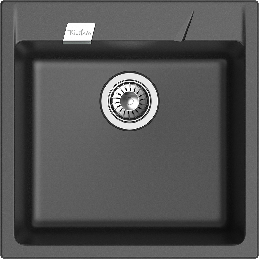 RIVELATO Мойка RAUM 50  1-чаша 500*510мм antracite арт.RM-50 antracite