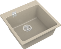 RIVELATO Мойка RAUM 50  1-чаша 500*510мм beige scuro арт.RM-50 beige scuro