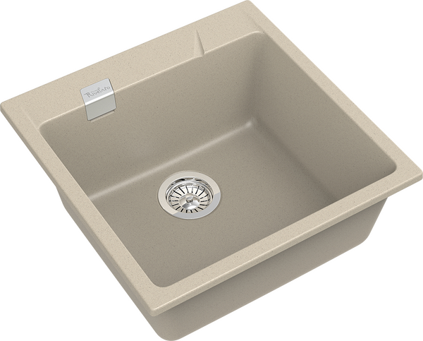 RIVELATO Мойка RAUM 50  1-чаша 500*510мм beige scuro арт.RM-50 beige scuro