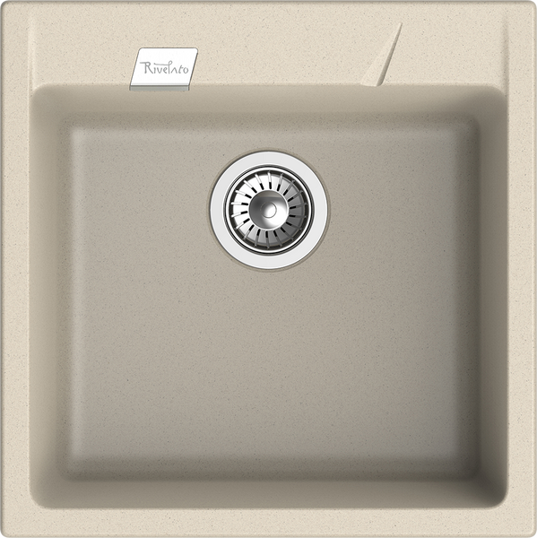 RIVELATO Мойка RAUM 50  1-чаша 500*510мм beige scuro арт.RM-50 beige scuro