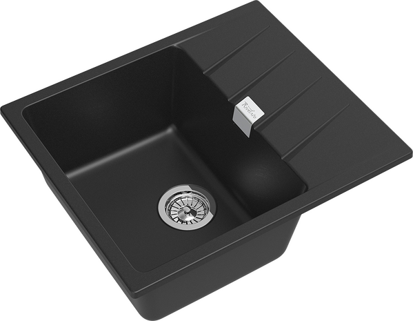 RIVELATO Мойка RAUM 58  1-чаша 580*500мм antracite арт.RM-58 antracite