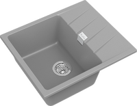 RIVELATO Мойка RAUM 58  1-чаша 580*500мм grigio metallizzato арт.RM-58 grigio metallizzato