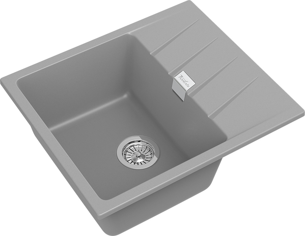 RIVELATO Мойка RAUM 58  1-чаша 580*500мм grigio metallizzato арт.RM-58 grigio metallizzato