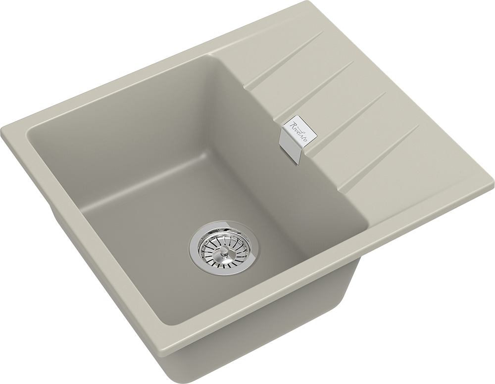 RIVELATO Мойка RAUM 58  1-чаша 580*500мм topazio арт.RM-58 topazio