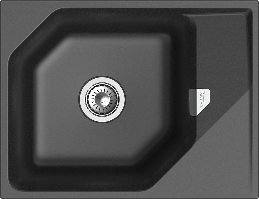 RIVELATO Мойка LOCUS 65  1-чаш 650*500 antracite арт.LS-65 antracite