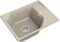 RIVELATO Мойка LOCUS 65  1-чаш 650*500 beige scuro арт.LS-65 beige scuro
