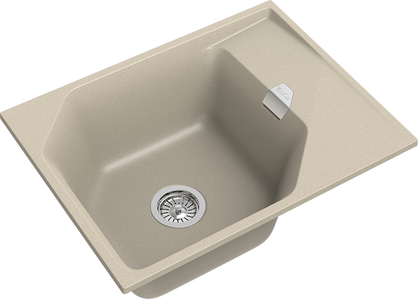 RIVELATO Мойка LOCUS 65  1-чаш 650*500 beige scuro арт.LS-65 beige scuro