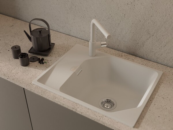 RIVELATO Мойка LOCUS 65  1-чаш 650*500 brina арт.LS-65 brina