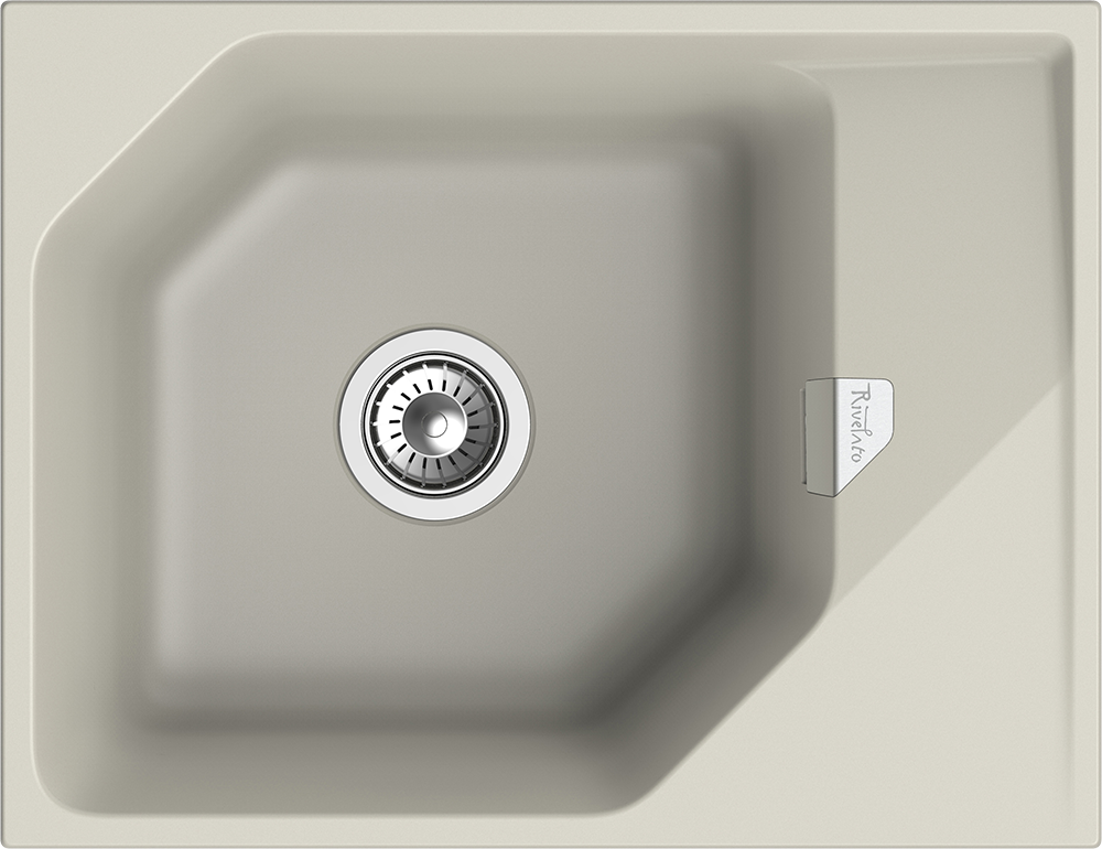 RIVELATO Мойка LOCUS 65  1-чаш 650*500 topazio арт.LS-65 topazio