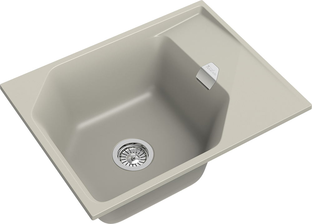 RIVELATO Мойка LOCUS 65  1-чаш 650*500 topazio арт.LS-65 topazio