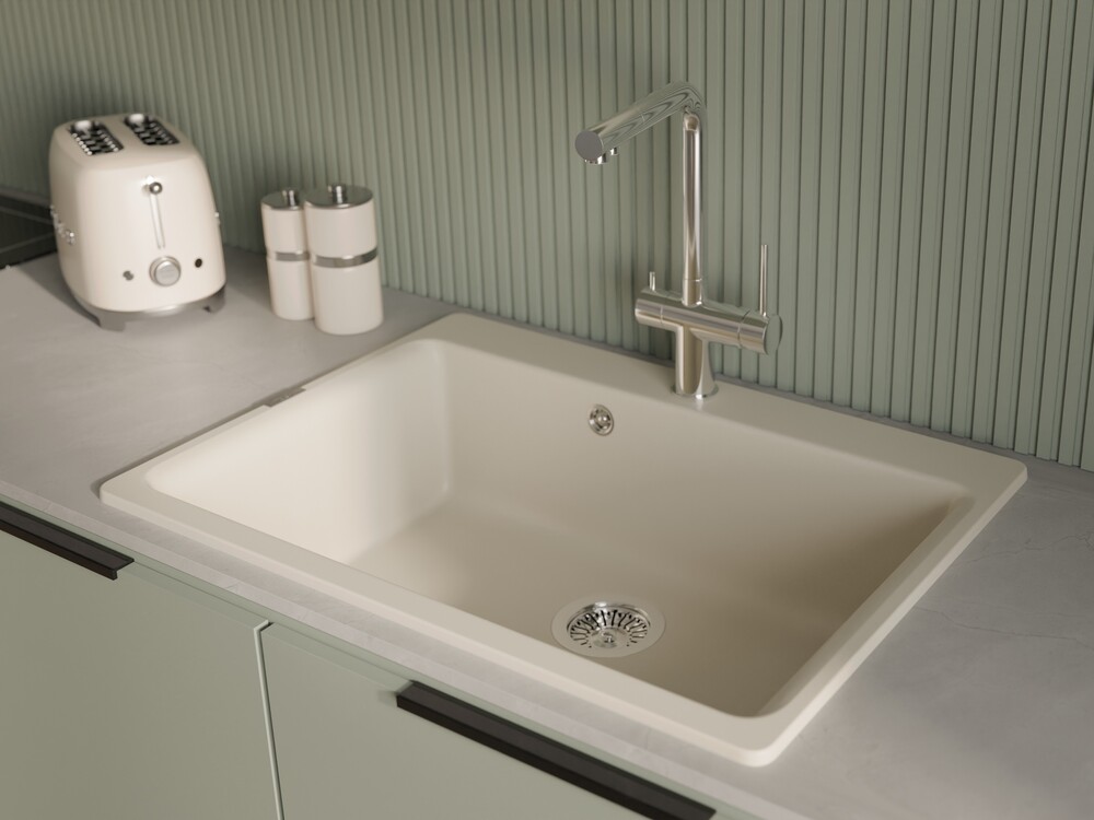 RIVELATO Мойка AXEL 70  1-чаша 730*520мм beige scuro арт.Х-70 beige scuro