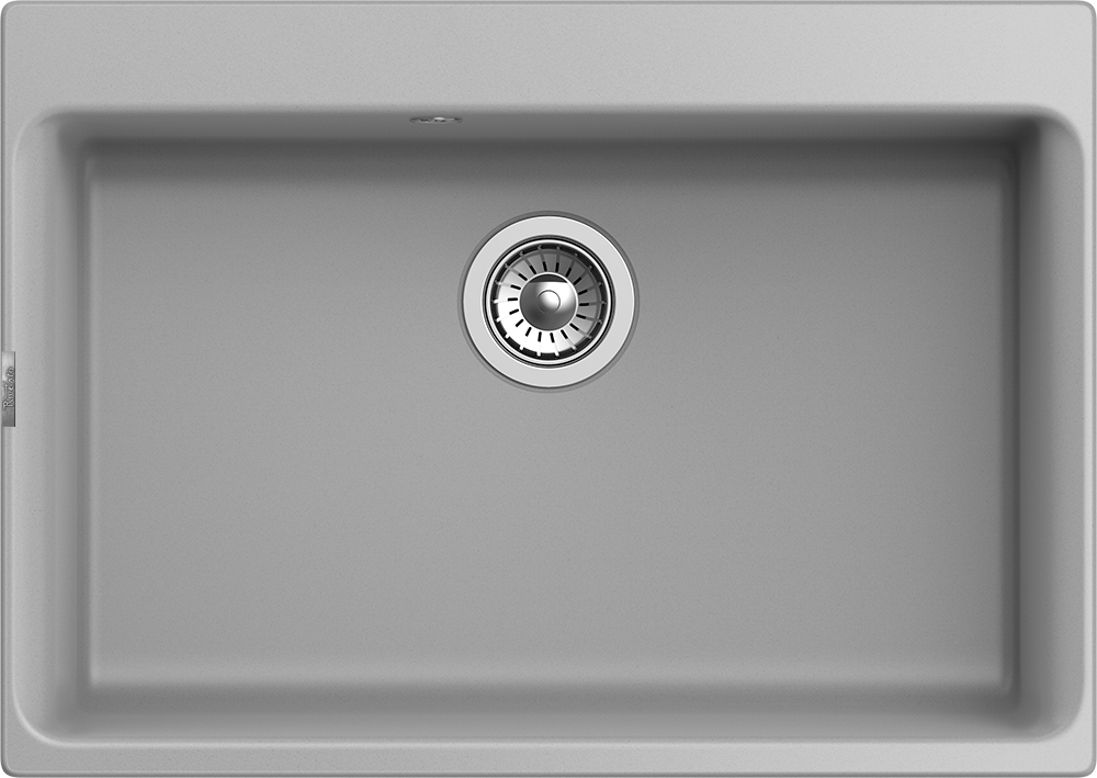 RIVELATO Мойка AXEL 70  1-чаша 730*520мм grigio metallizzato арт.Х-70 grigio metallizzato