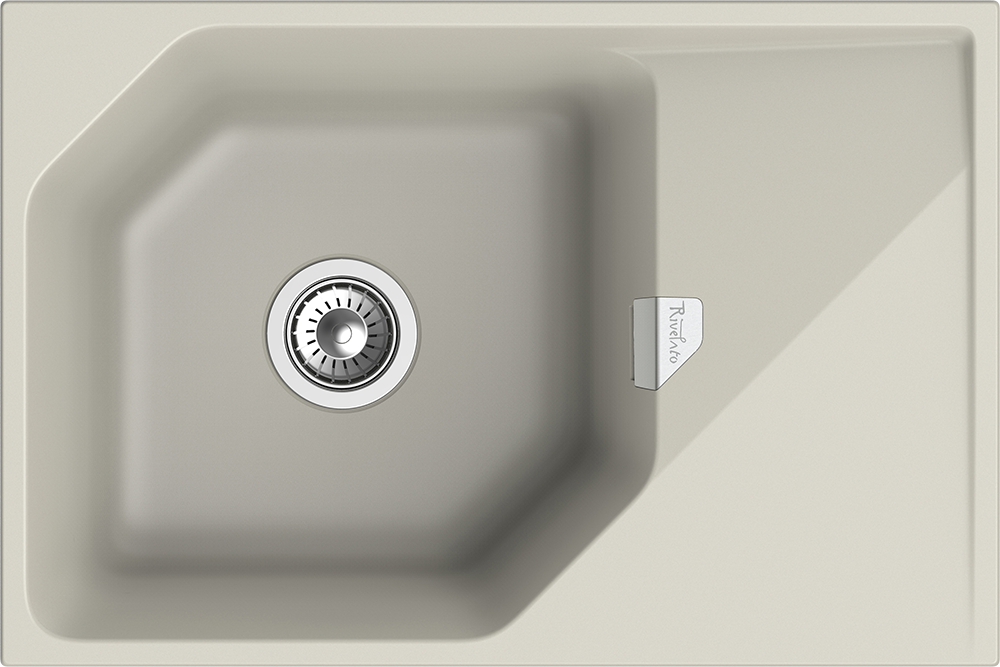 RIVELATO Мойка LOCUS 75  1-чаш 750*500 topazio арт.LS-75 topazio