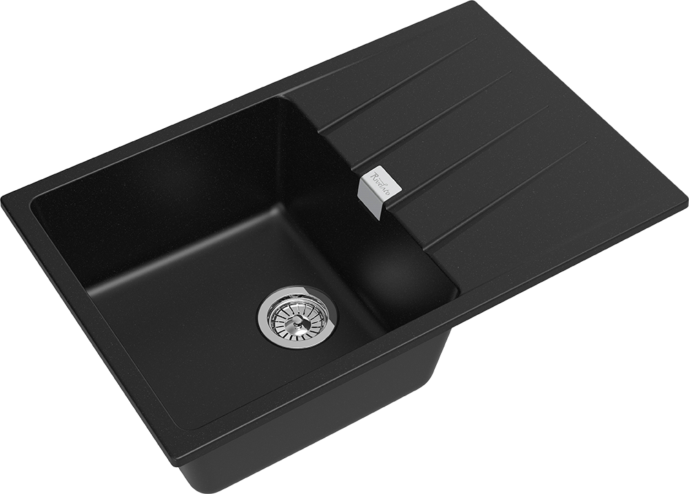 RIVELATO Мойка RAUM 78  1-чаша 780*500мм antracite арт.RM-78 antracite