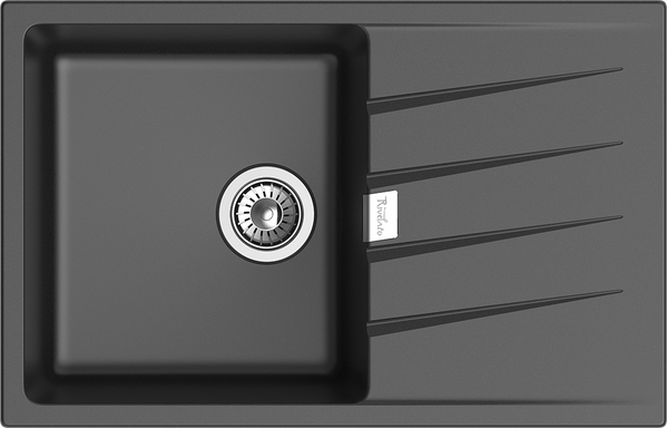 RIVELATO Мойка RAUM 78  1-чаша 780*500мм antracite арт.RM-78 antracite