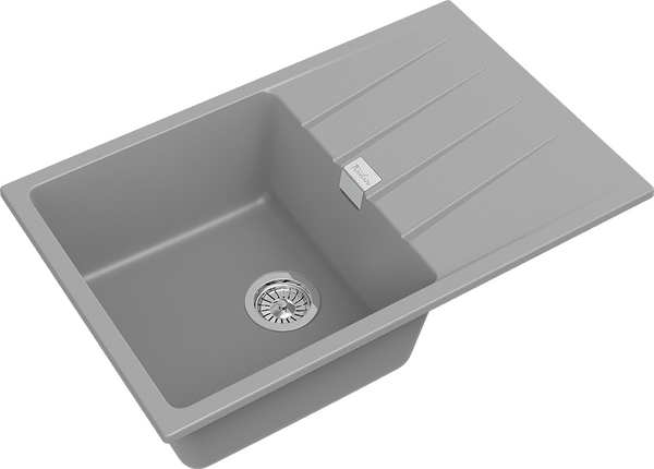 RIVELATO Мойка RAUM 78  1-чаша 780*500мм grigio metallizzato арт.RM-78 grigio metallizzato