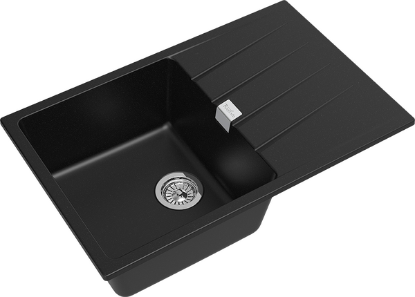 RIVELATO Мойка RAUM 78  1-чаша 780*500мм nero арт.RM-78 nero