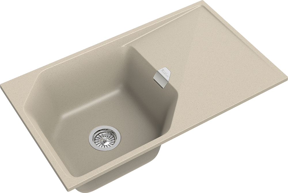 RIVELATO Мойка LOCUS 85  1-чаш 850*500 beige scuro арт.LS-85 beige scuro