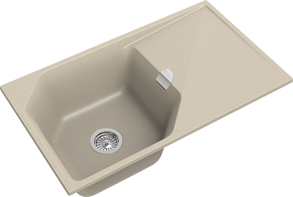 RIVELATO Мойка LOCUS 85  1-чаш 850*500 beige scuro арт.LS-85 beige scuro