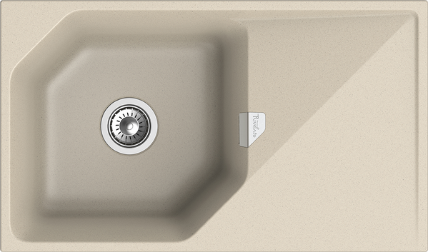 RIVELATO Мойка LOCUS 85  1-чаш 850*500 beige scuro арт.LS-85 beige scuro