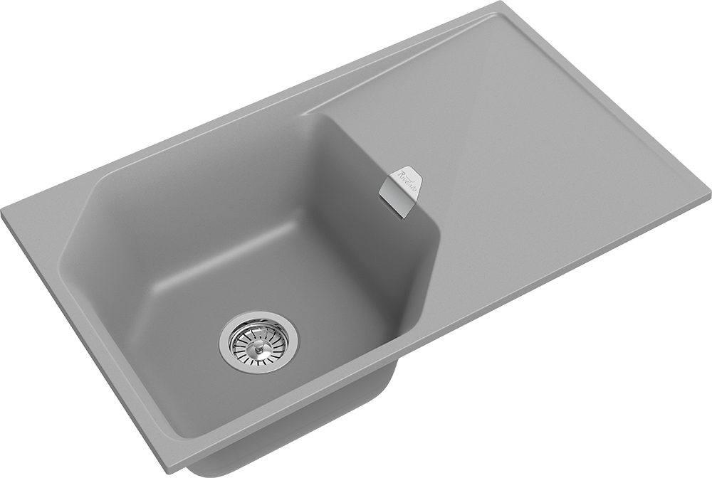 RIVELATO Мойка LOCUS 85  1-чаш 850*500 grigio metallizzato арт.LS-85 grigio metallizzato