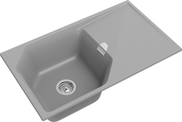 RIVELATO Мойка LOCUS 85  1-чаш 850*500 grigio metallizzato арт.LS-85 grigio metallizzato