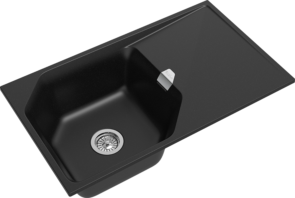 RIVELATO Мойка LOCUS 85  1-чаш 850*500 nero арт.LS-85 nero
