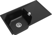 RIVELATO Мойка LOCUS 85  1-чаш 850*500 nero арт.LS-85 nero