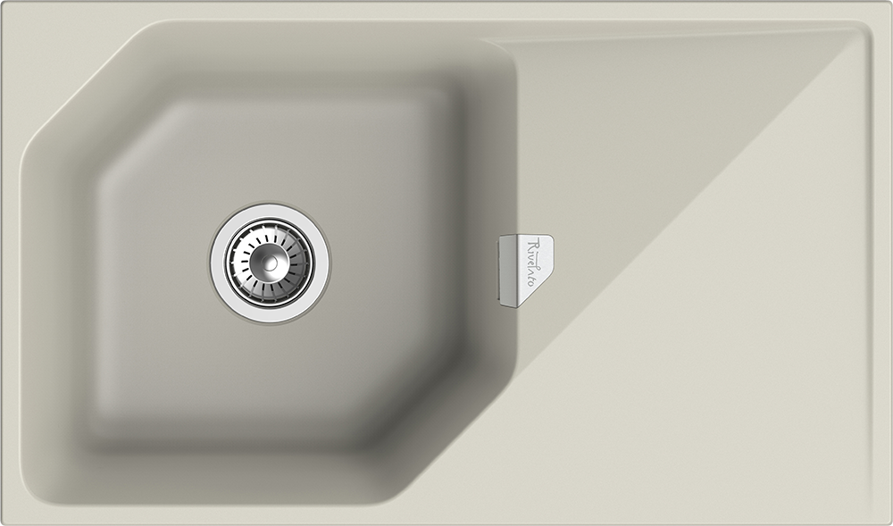RIVELATO Мойка LOCUS 85  1-чаш 850*500 topazio арт.LS-85 topazio