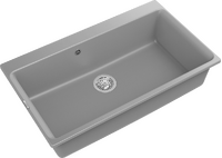 RIVELATO Мойка AXEL 90  1-чаша 870*520мм grigio metallizzato арт.Х-90 grigio metallizzato