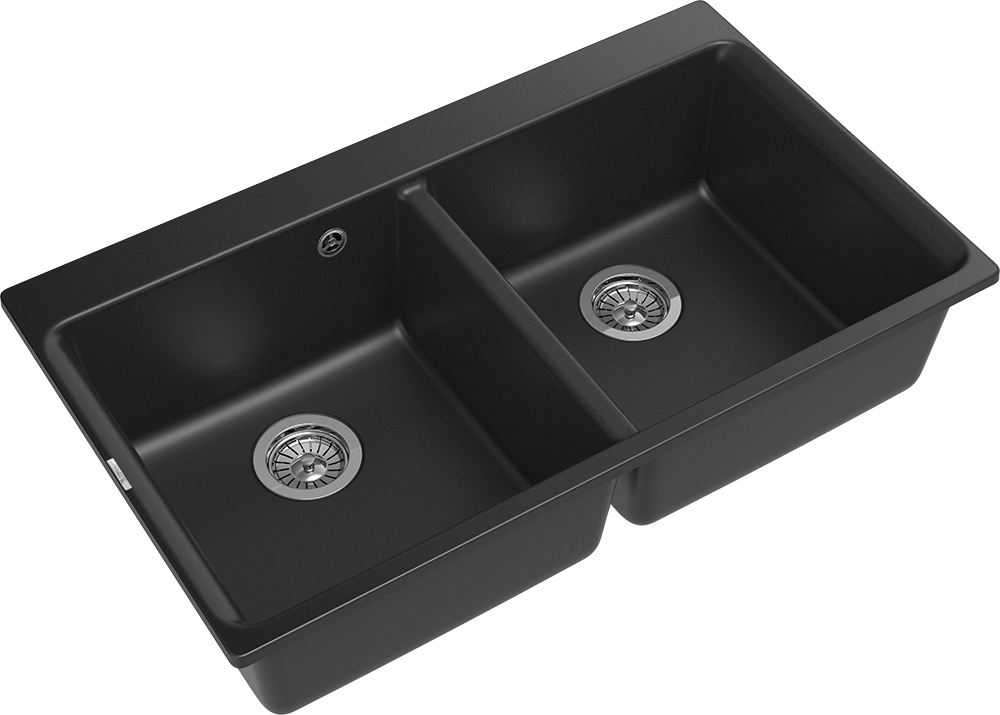 RIVELATO Мойка AXEL 90-2D  2-чаши 870*520мм antracite арт.X-90-2D antracite