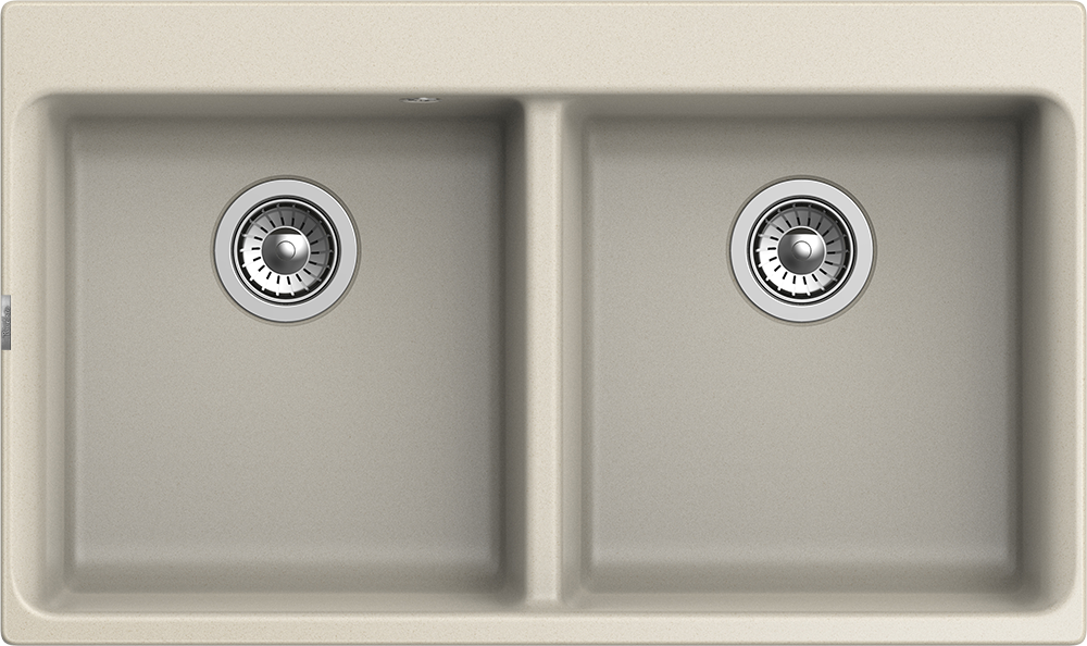 RIVELATO Мойка AXEL 90-2D  2-чаши 870*520мм beige scuro арт.X-90-2D beige scuro
