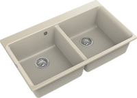 RIVELATO Мойка AXEL 90-2D  2-чаши 870*520мм beige scuro арт.X-90-2D beige scuro