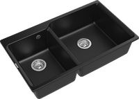 RIVELATO Мойка AXEL 90D  2-чаши 870*520мм antracite арт.X-90D antracite