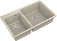 RIVELATO Мойка AXEL 90D  2-чаши 870*520мм beige scuro арт.X-90D beige scuro