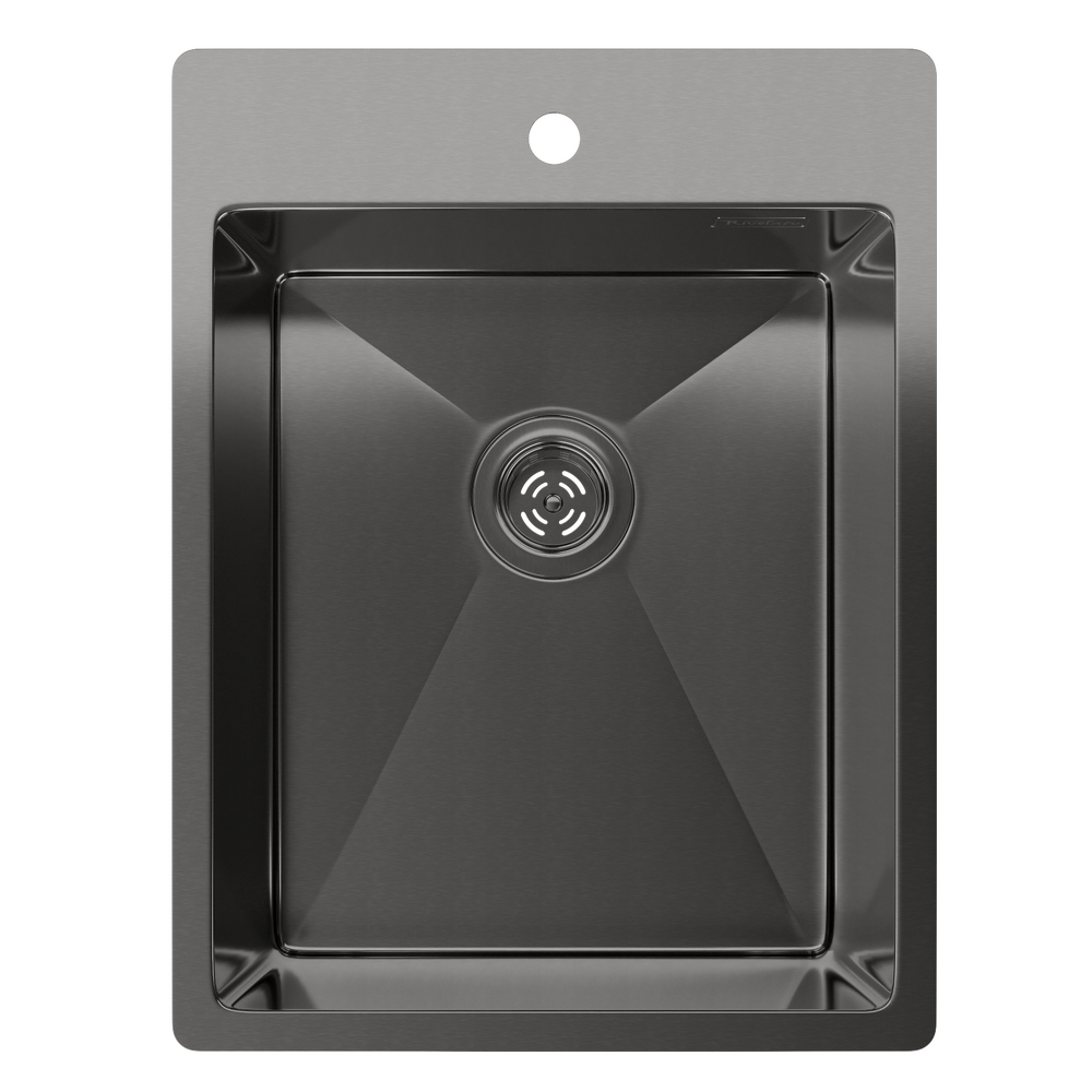 Rivelato Rinox 3850 PVD black Мойка нерж.сталь 1 чаша 380*500*200 мм арт.3850 PVD black