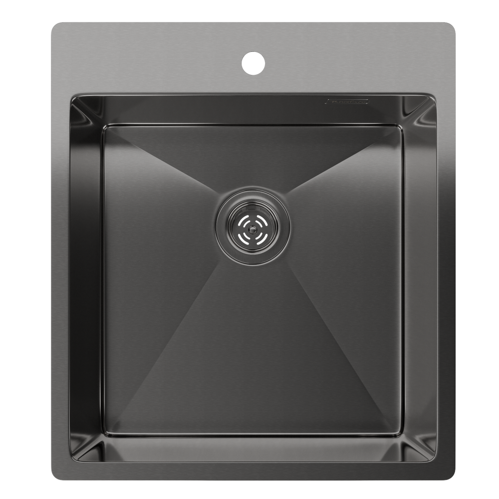 Rivelato Rinox 4450 PVD black Мойка нерж.сталь 1 чаша  440*500*200 мм арт.4450 PVD black