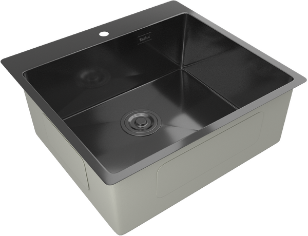Rivelato Rinox 5450 PVD black Мойка нерж.сталь 1 чаша 540*500*200 мм арт.5450  PVD black