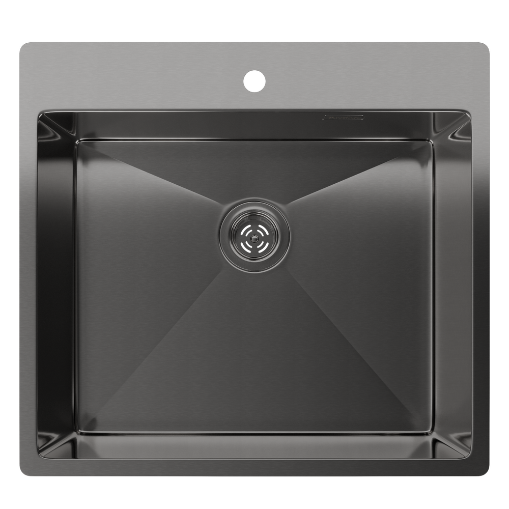 Rivelato Rinox 5450 PVD black Мойка нерж.сталь 1 чаша 540*500*200 мм арт.5450  PVD black