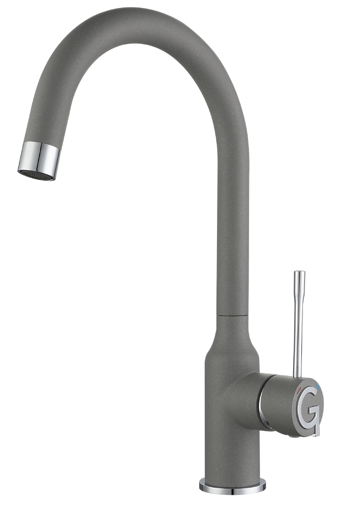 Rivelato Смеситель для кухни Garda U-обр. D-35мм grigio metallizzato/cromo  арт.1923502 grigio cromo