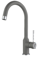 Rivelato Смеситель для кухни Garda U-обр. D-35мм grigio metallizzato/cromo  арт.1923502 grigio cromo