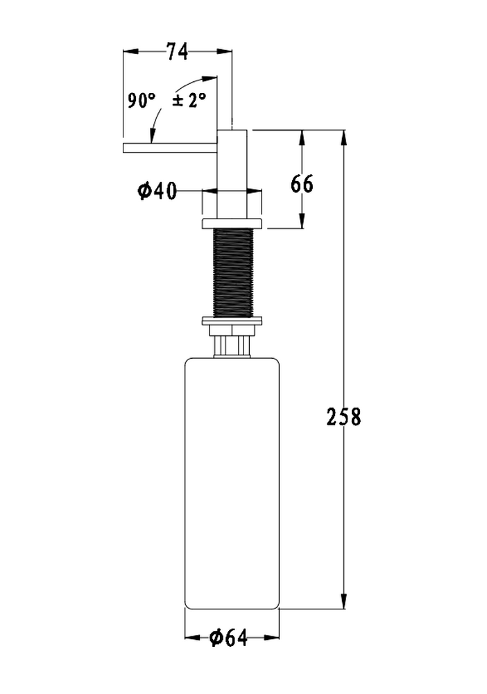 Rivelato  Дозатор малый RD-500 topazio арт.RD-500 topazio