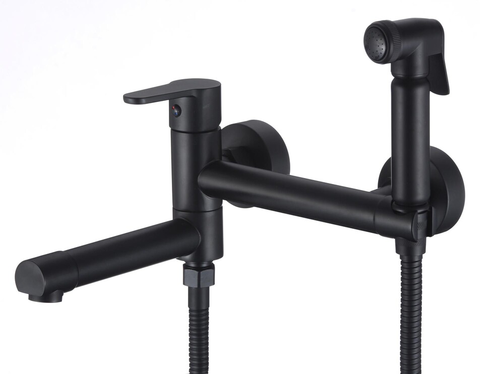 S-FXQ010H Смеситель для биде SAVOL шар.d=25, Чёрный, матовый ***