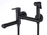 S-FXQ010H Смеситель для биде SAVOL шар.d=25, Чёрный, матовый ***