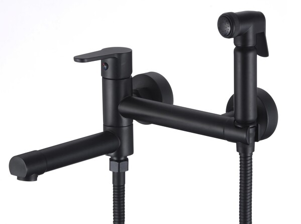 S-FXQ010H Смеситель для биде SAVOL шар.d=25, Чёрный, матовый ***